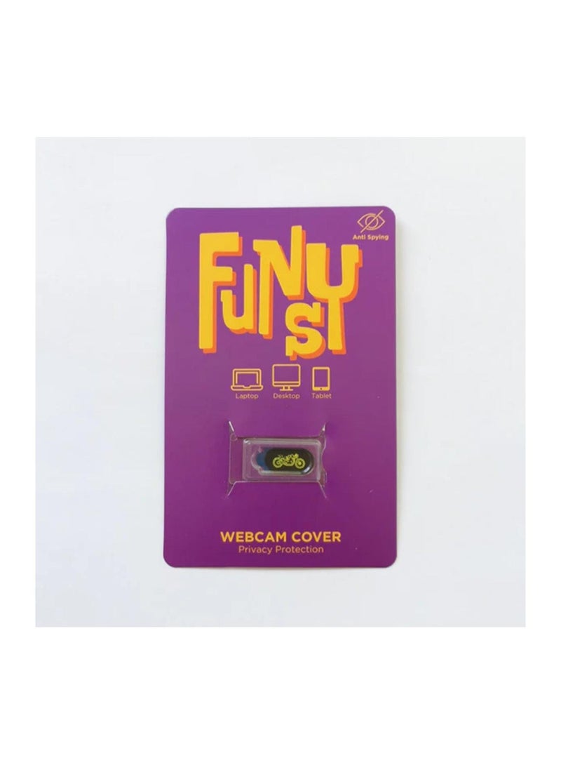 Funsy Laptop & Tablet Camera Concealer| Motorcycle| Mini - Image 2